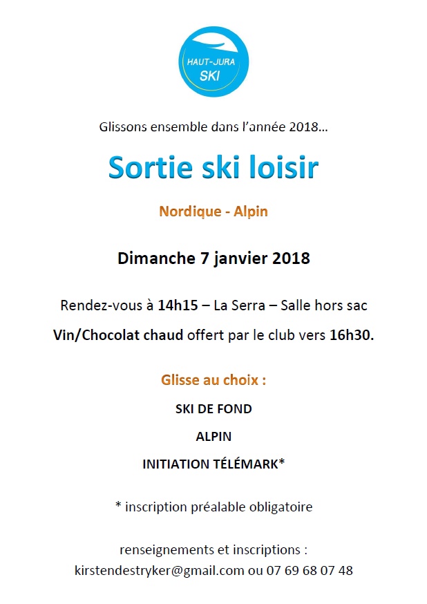 Sortie ski loisir 07012018